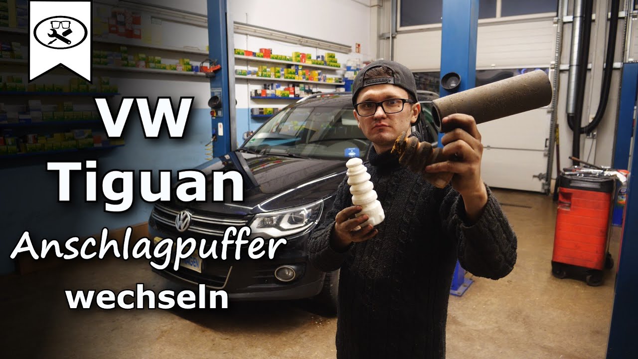 VW Tiguan Anschlagpuffer wechseln | change stop buffers | VitjaWolf | Tutorial | HD