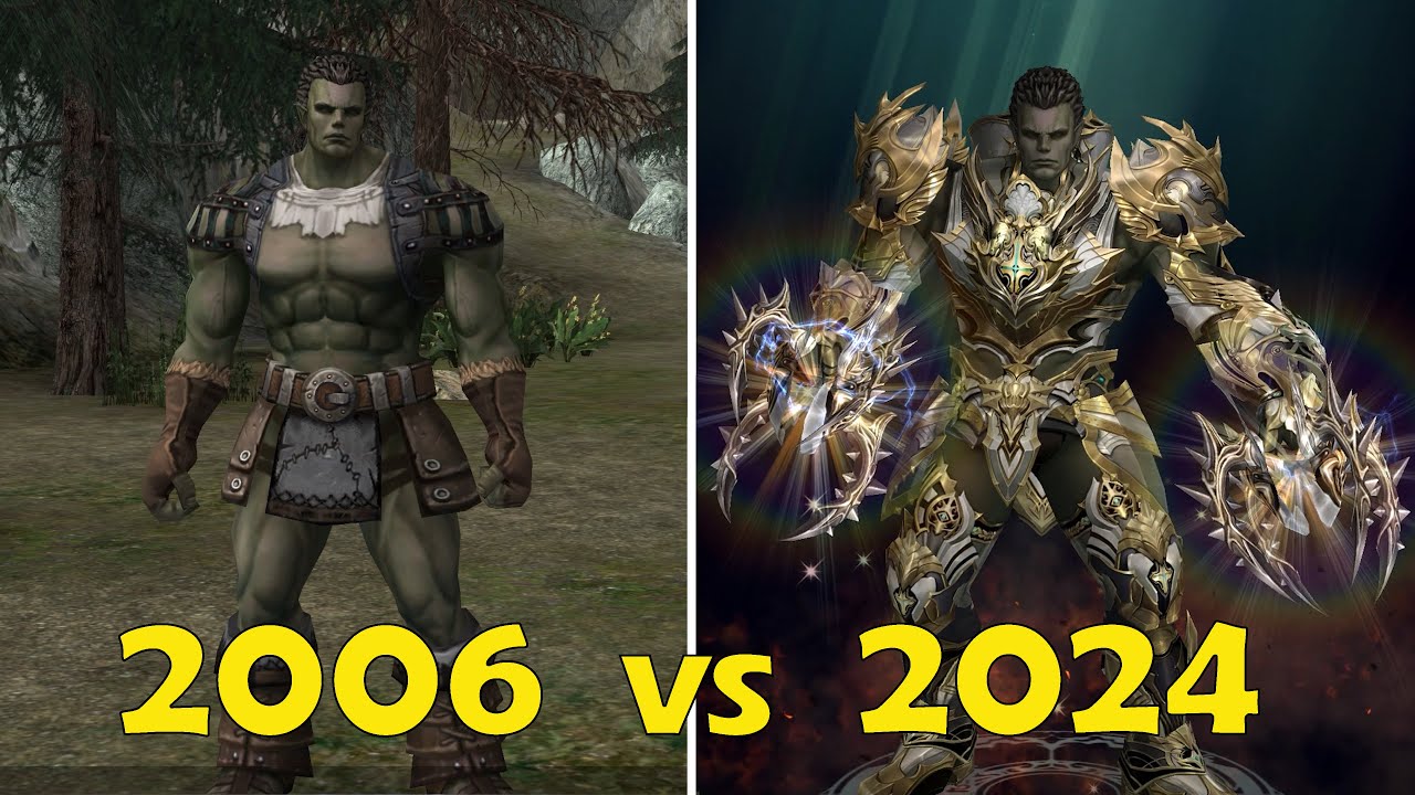 Lineage 2 C4 vs Essence/Main - Создание персонажей