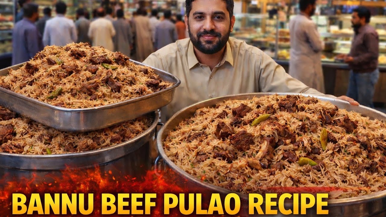 Beef Pulao😋Recipe | Street Food Pakistan | Ramadan Iftar Time Special #streetfood#beefpulao