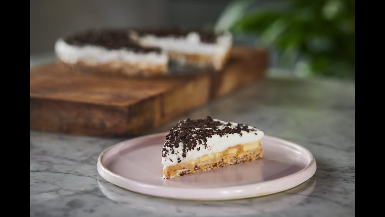 Wegański DESER: Banoffee Pie bez pieczenia 🍌