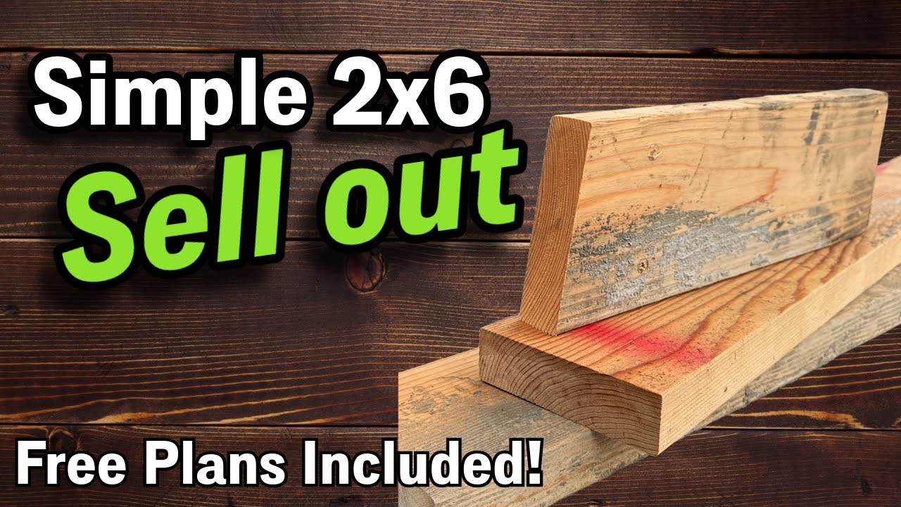 Selling a 2x6 Project to the MASSES! // Make Money Woodworking