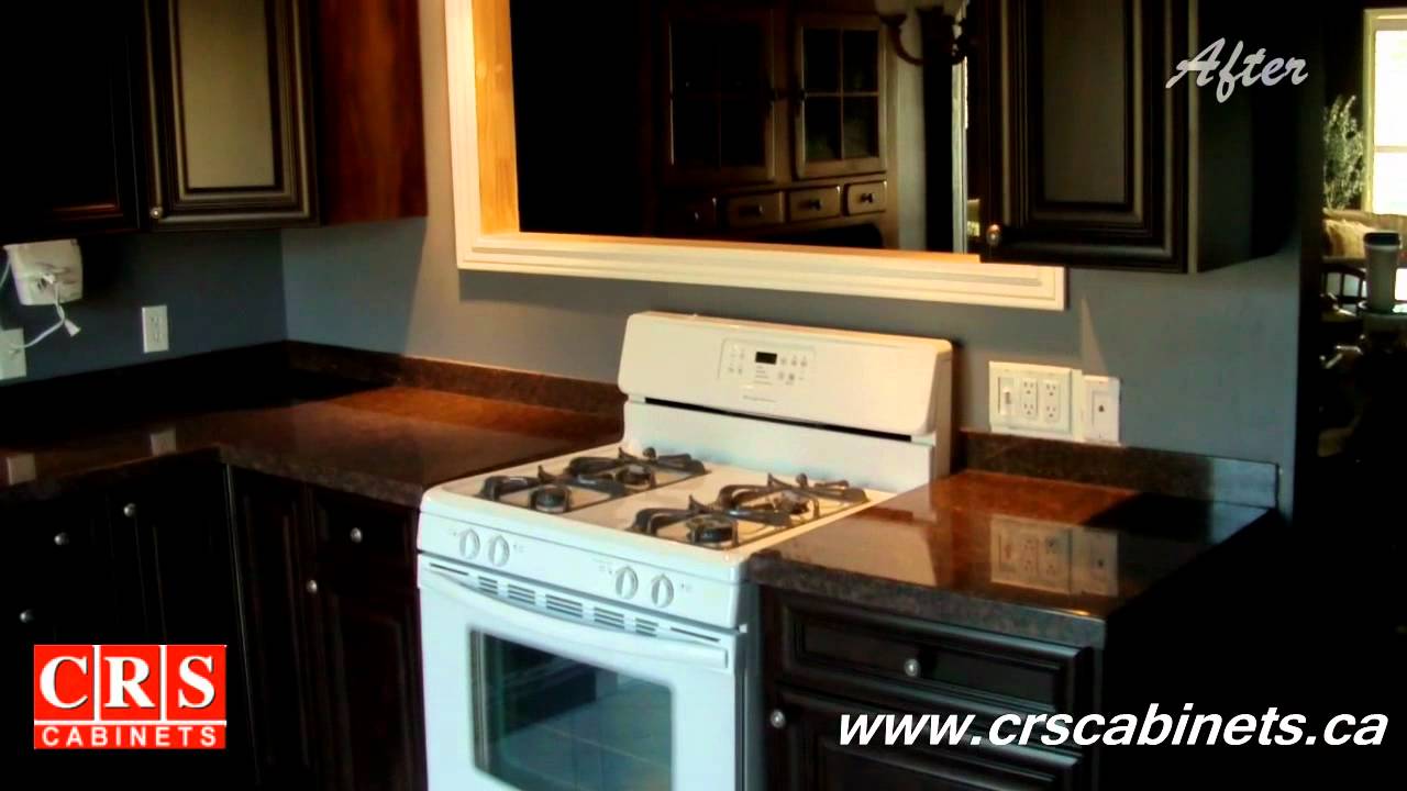 CRS Cabinets - Before & After - Chocolate Pear EL02 Style Profile