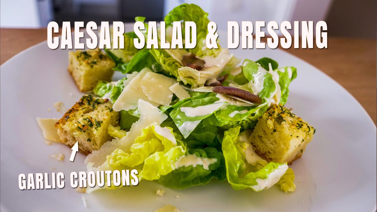 The BEST Caesar Salad Dressing Recipe | The Greatest Caesar Salad Of All Time | Chef James