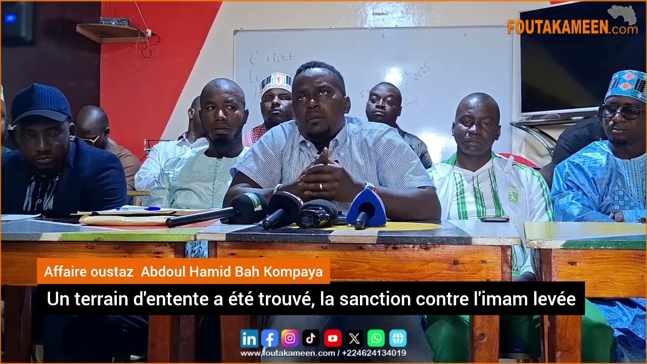 Levée de suspension de Oustaz Abdoul Hamid