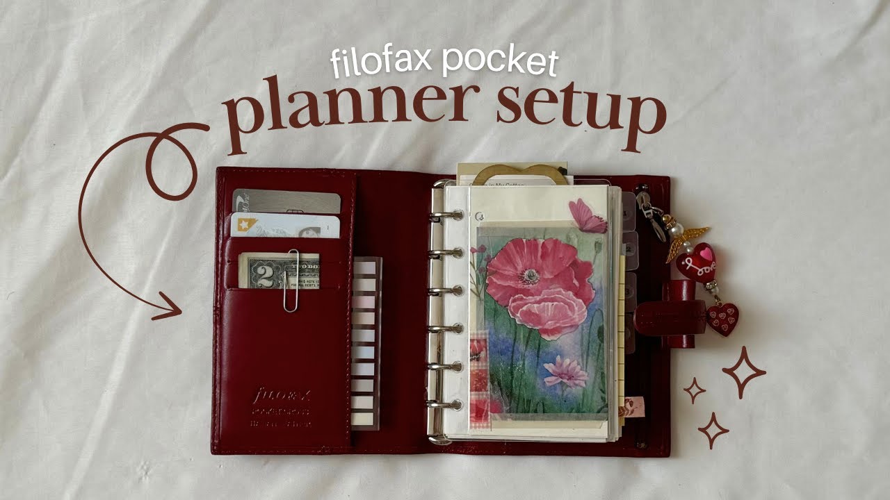 Настройка карманного планировщика Filofax 📖 страницы, трекеры и декор ✎ᝰ �₊ ⊹
