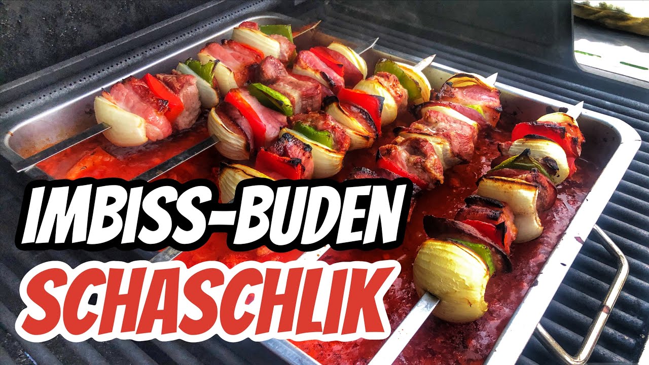 Imbissbuden Schaschlik vom Gasgrill - besser als vom Pommestempel