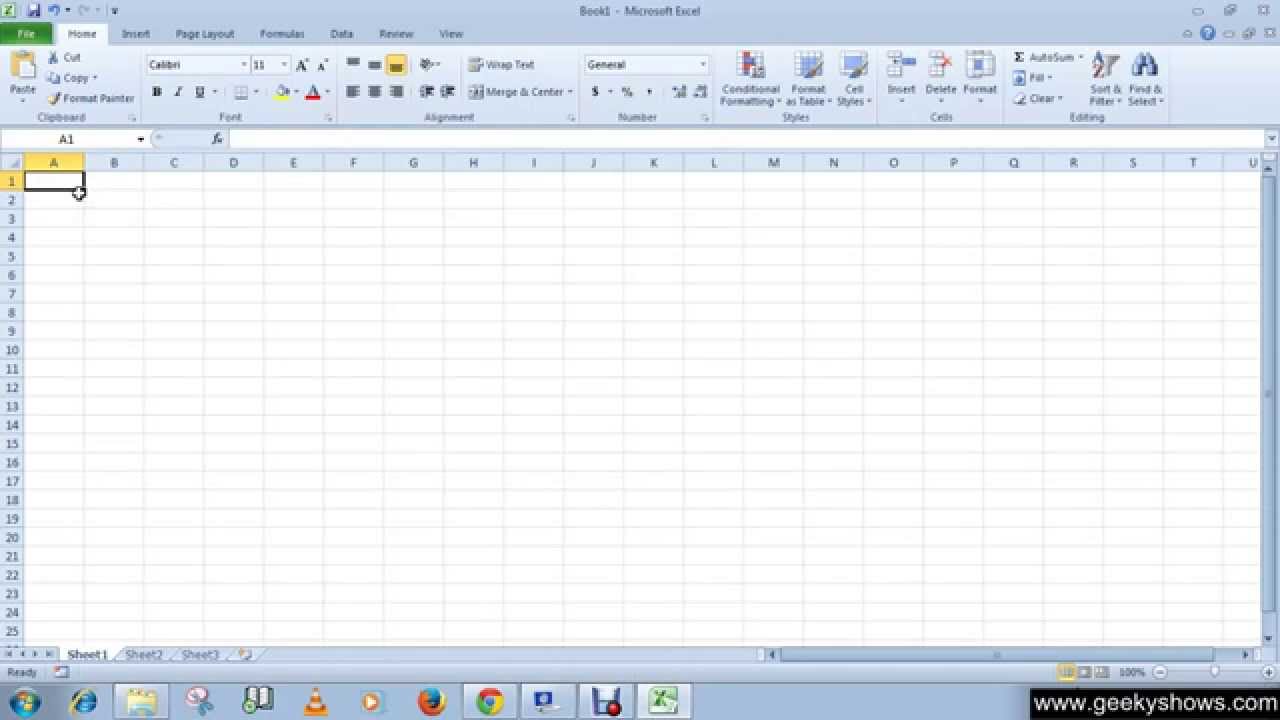 Microsoft Office Excel 2010 Introduction Microsoft Excel 2010