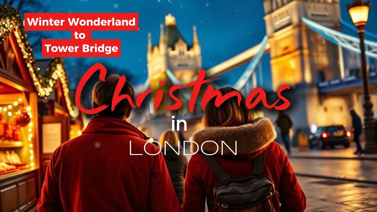 London Christmas Vlog Winter Wonderland to Tower Bridge with Family - Hindi Vlog
