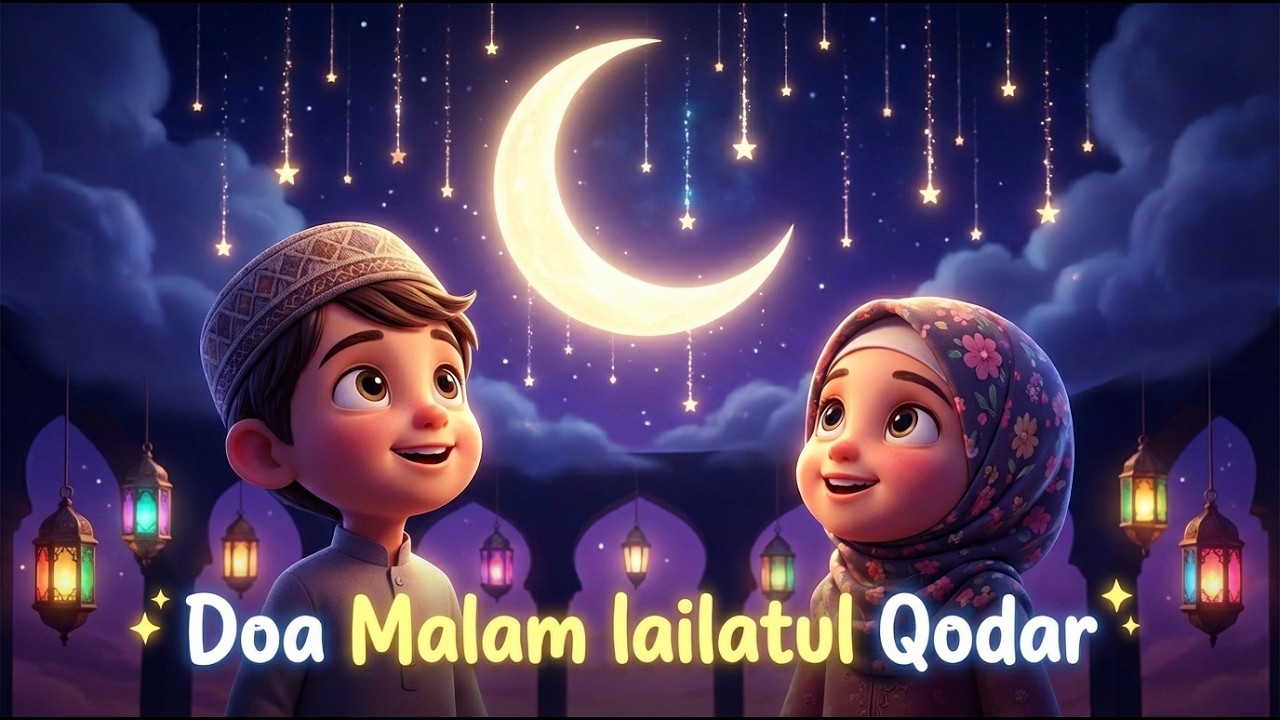Doa Malam Lailatul Qadar 🌙 Doa Anak Sholeh | Lagu & Doa Ramadhan Anak