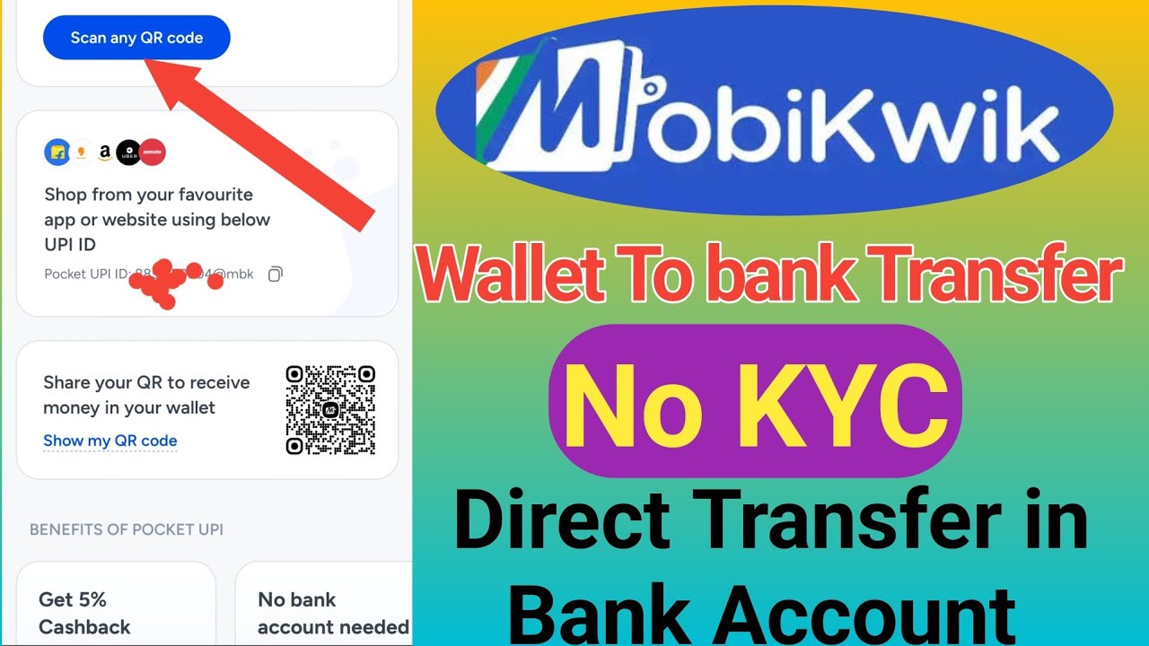 Mobikwik Wallet to Bank Transfer | Pocket UPI Se Paise Kaise Transfer Kare (2026) | Self Transfer