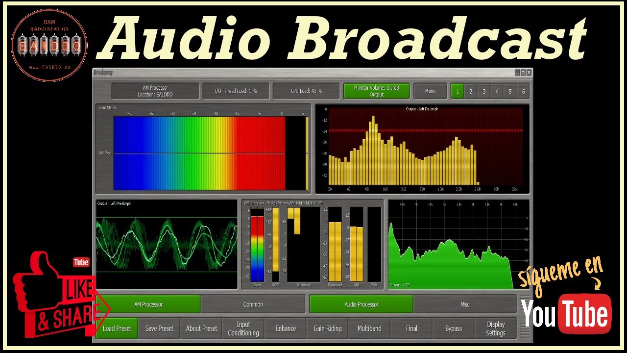 Audio eSSB Broadcast con BreakawayOne