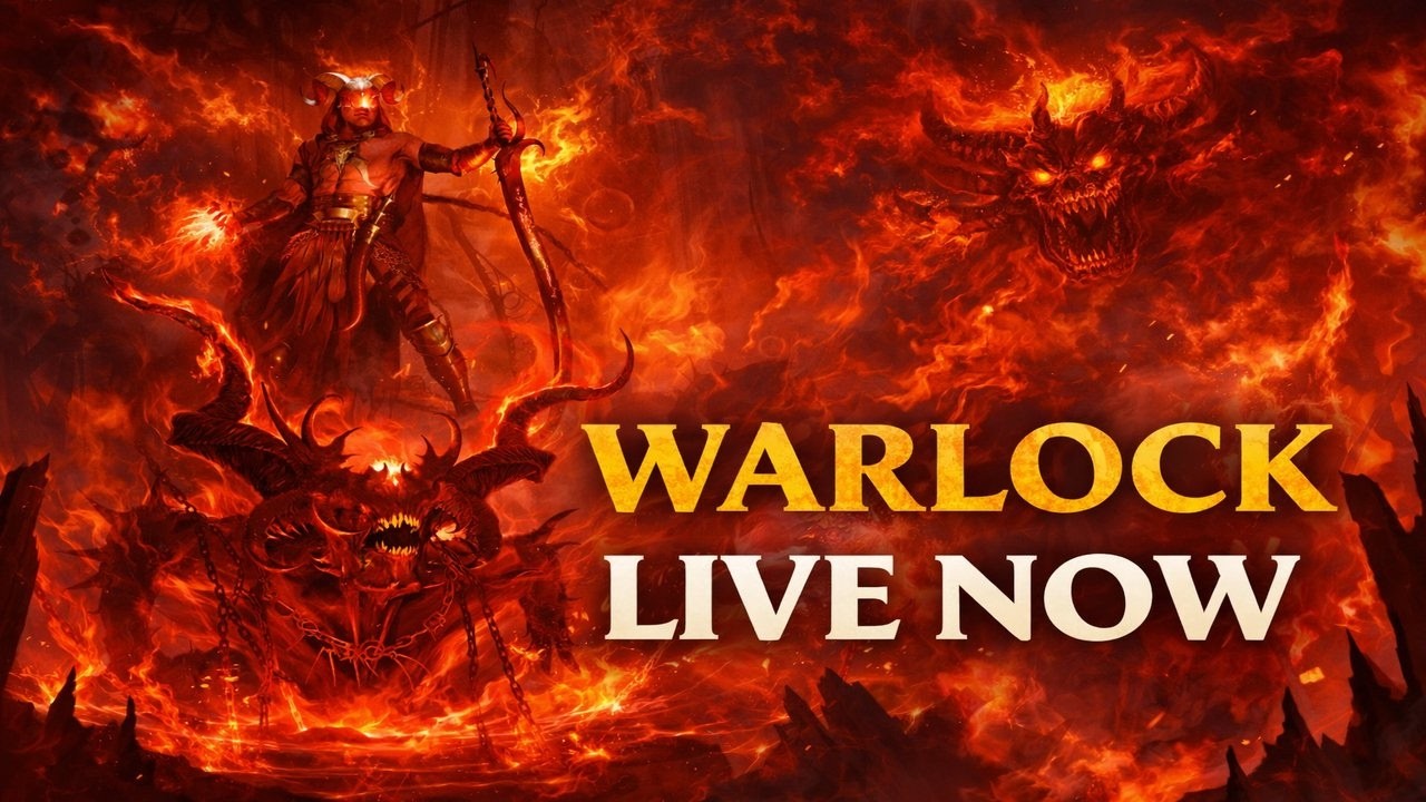 NEW WARLOCK GAMEPLAY LIVE NOW & Diablo 4 Lunar Event