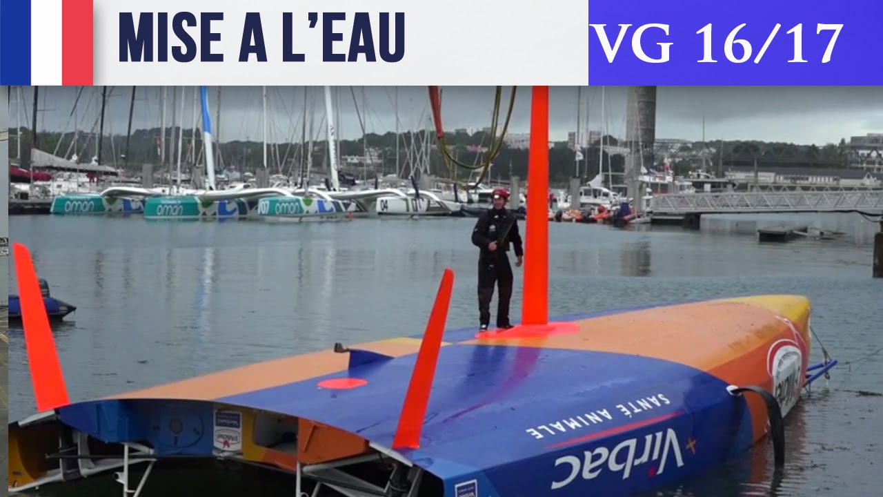 Vendée Globe - Mise à l'eau de Saint Michel Virbac