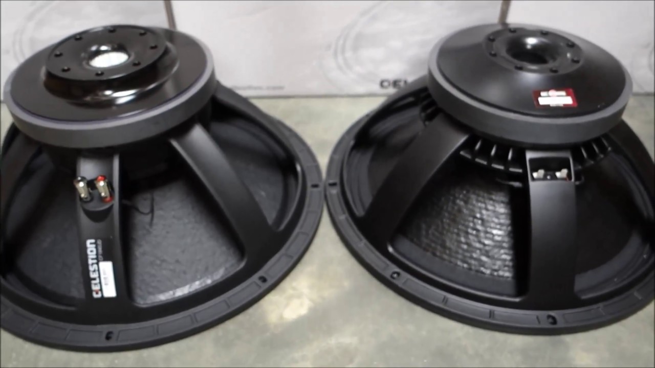 B&C 18TBX100 Versus Celestion CF1840JD