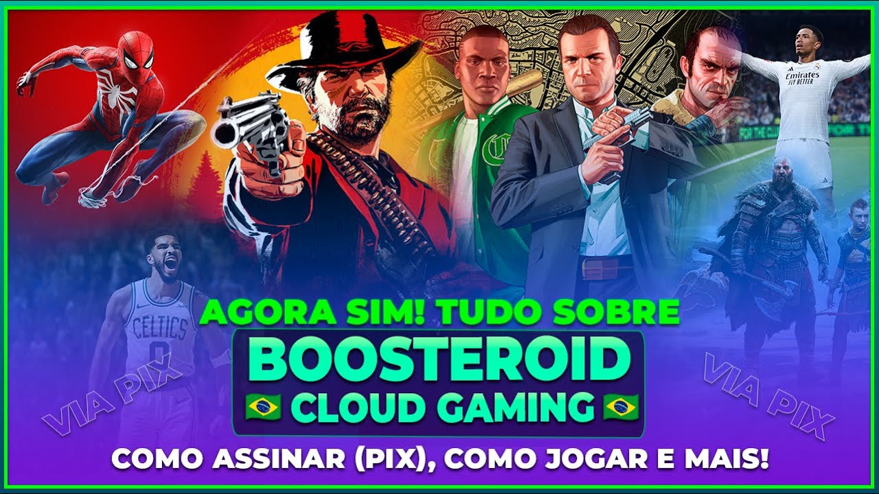 AGORA SIM! TUDO SOBRE O BOOSTEROID CLOUD GAMING NO BRASIL - COMO ASSINAR VIA PIX, COMO JOGAR E MAIS!
