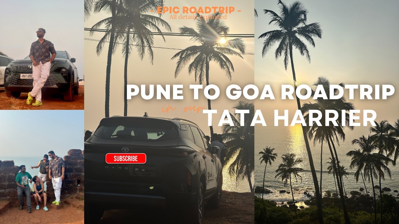 Pune to Goa road trip via Amboli Ghat in our Tata Harrier | #roadtrip#punetogoa#aapliharrier#goa