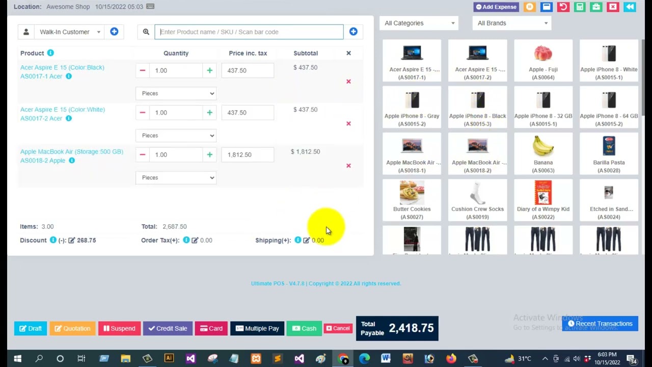 Ultimate POS - Best ERP, Stock Management, Point of Sale & Invoicing application
