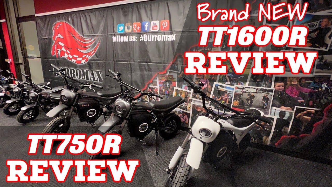 Visiting @burromax-mini-bikes Mini-Bikes, Reviewing the TT750R and Test Riding the NEW TT1600R