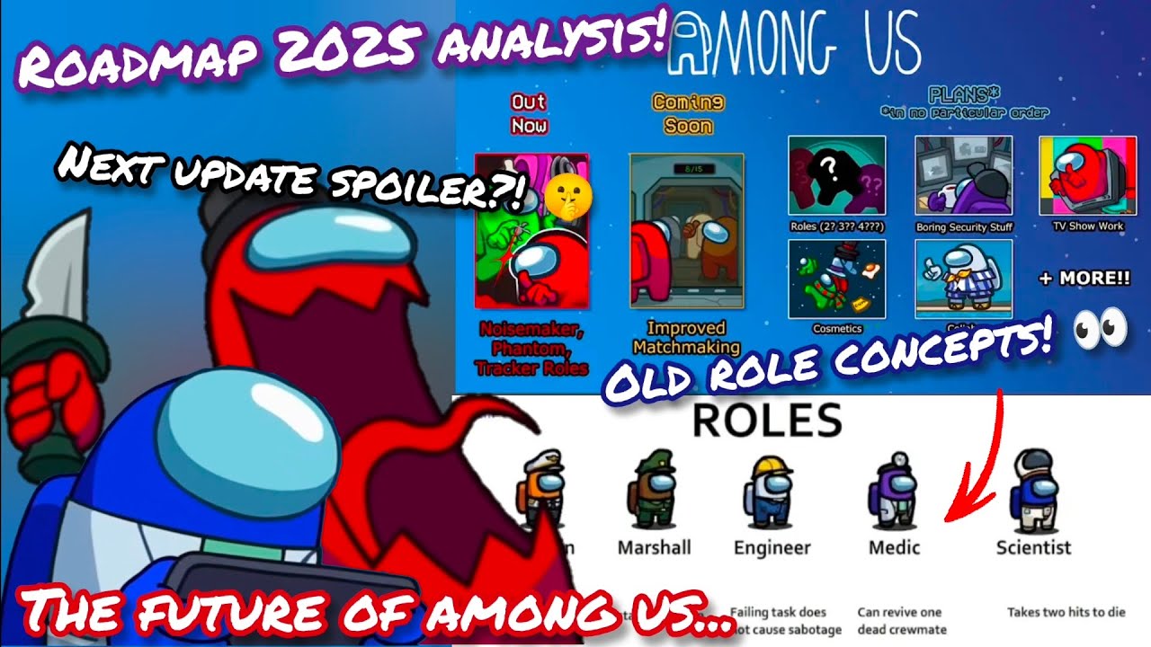 Among Us Roadmap 2025! Official Role Concepts + New Update and MORE Explained!