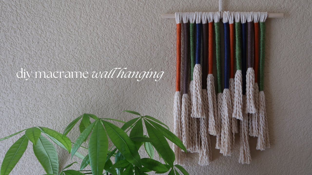 DIY Macrame Wall Hanging - Easy Tutorial for Beginner