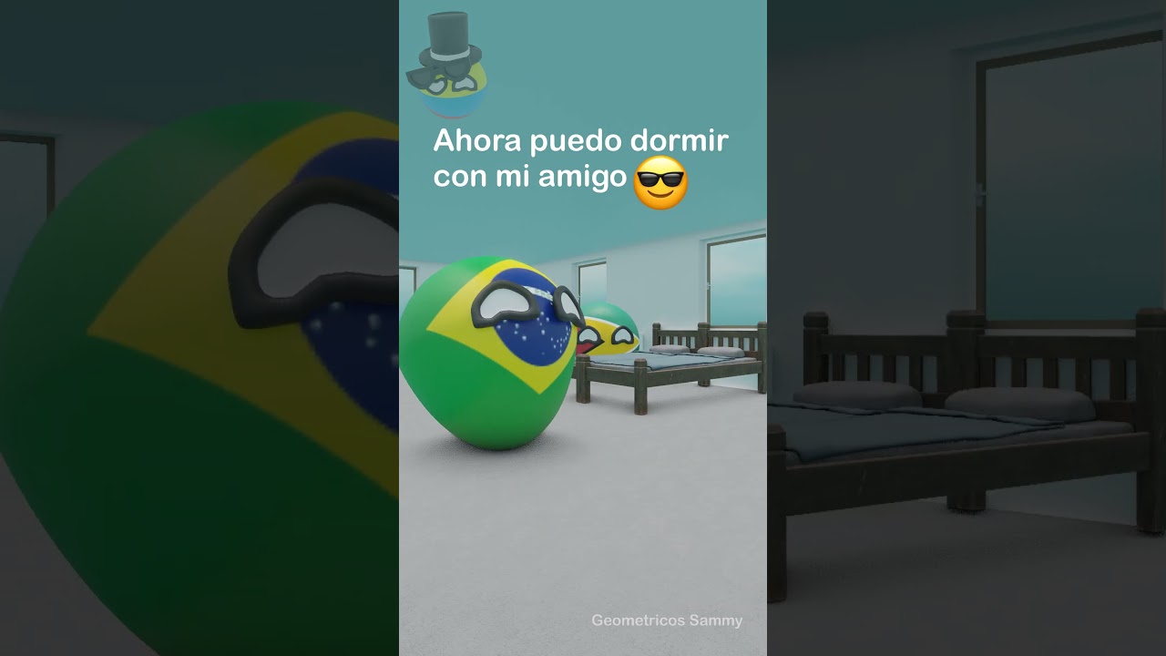 La casa humilde de brasil🤑(Creditos a @themigui_) #shorts #countryballs #humor