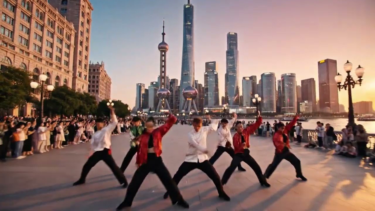 Shanghai Dance Video: Street Choreography on The Bund 🇨🇳