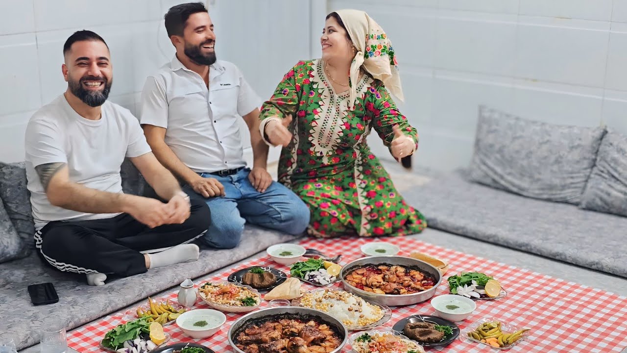 أطباق شهية مع صديق فرهاد ايام العسكرية مايسترو معميلو كوباني في اربيل