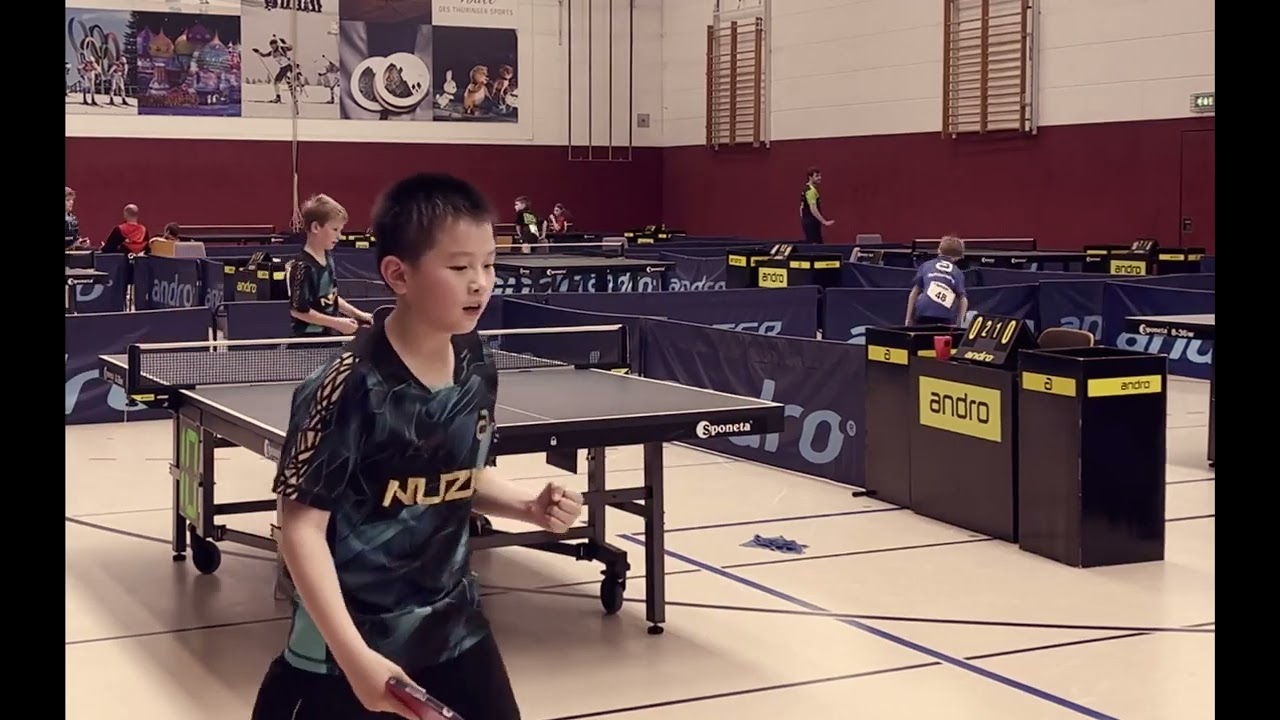DTTB U11 Rangliste 2025 Finale - Caspar Mayer Uellner (1597TTR) vs Junde Zhang (1712TTR)