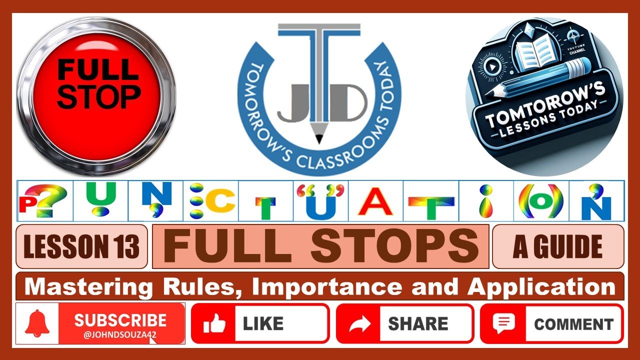 Full Stops | Punctuation Made Simple