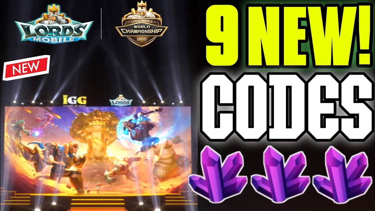 ⚠️UPDATED⚠️ LORDS MOBILE REDEEM CODES 2025 - CODE LORDS MOBILE - LORDS MOBILE CODES