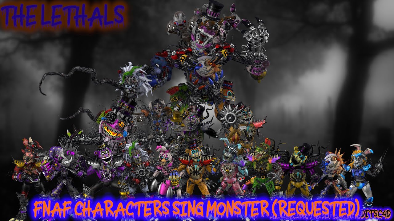 Fnaf Characters sing monster (requested)
