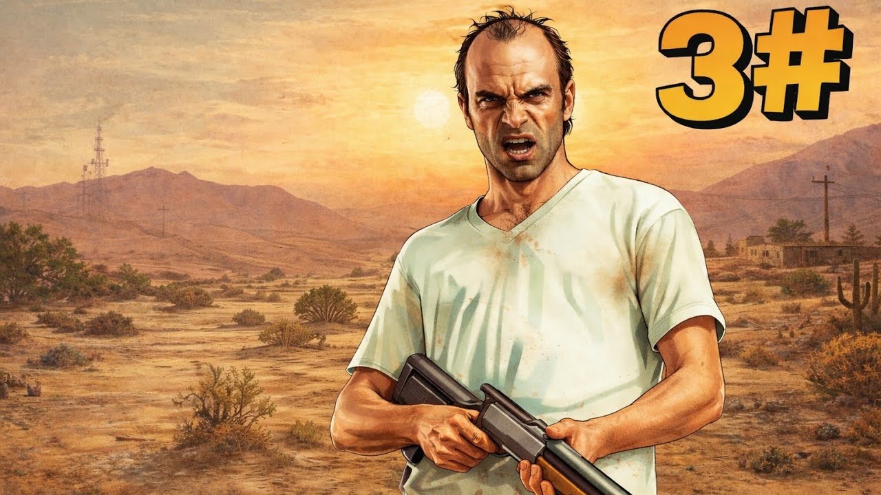 (LIVE 🔴) 3# GTA 5 MODO HISTÓRIA (AÇÃO SEM FIM COM O TREVOR)
