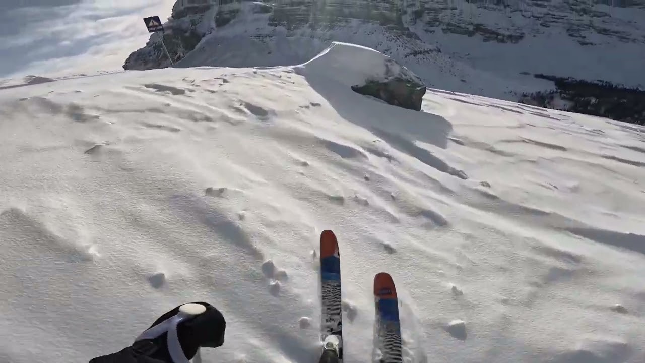 Sunshine Village South Side Chutes