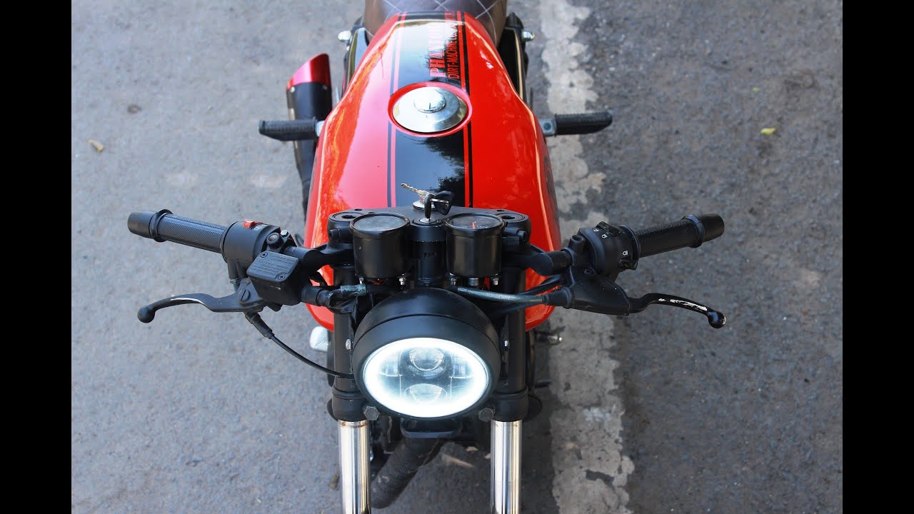 pulsar 180 based cafe racer by dirt machine custom motorcycles indore