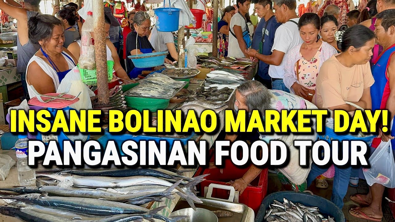 Philippines Market Day in BOLINAO, PANGASINAN | Fresh Seafood Paradise & Local Food Tour 2026