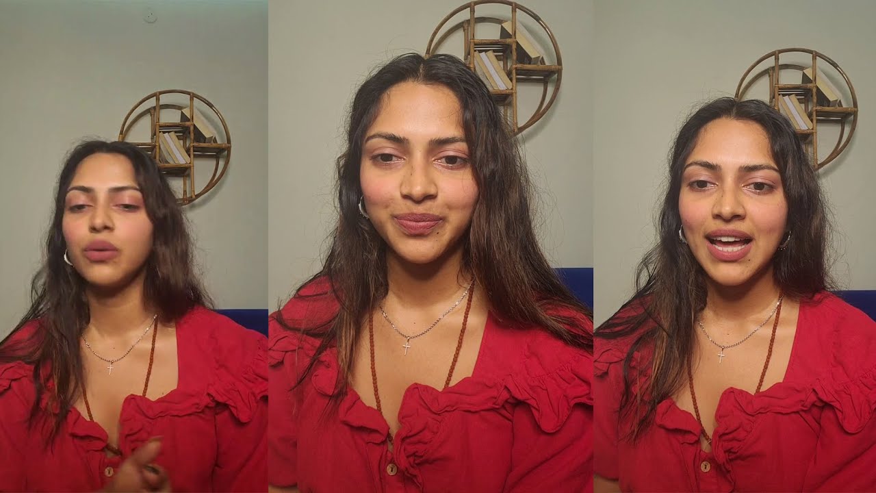 Amala Paul latest instagtam live