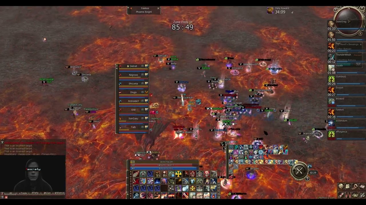 L2Nemeziz Epic Bp/Cardinal created 20m before epic.
