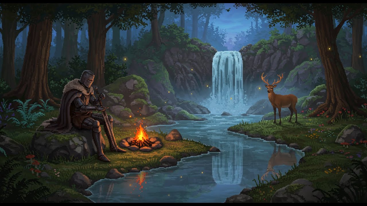 The waterfall's melody will guide your rest...