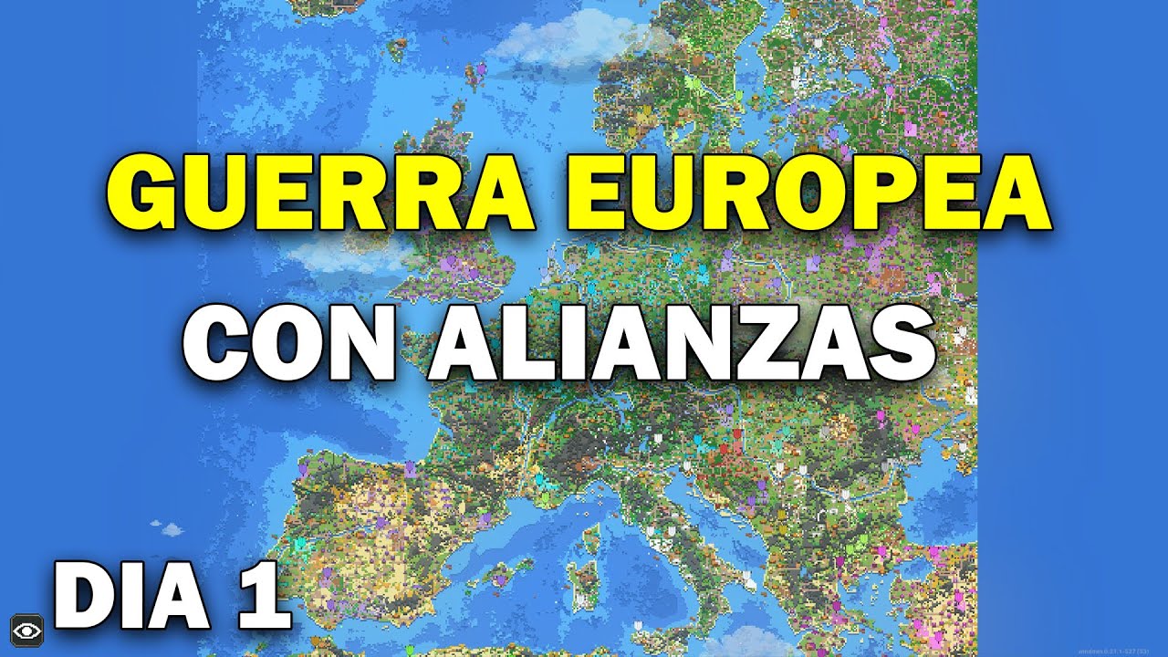 GUERRA en EUROPA con ALIANZAS - WorldBox