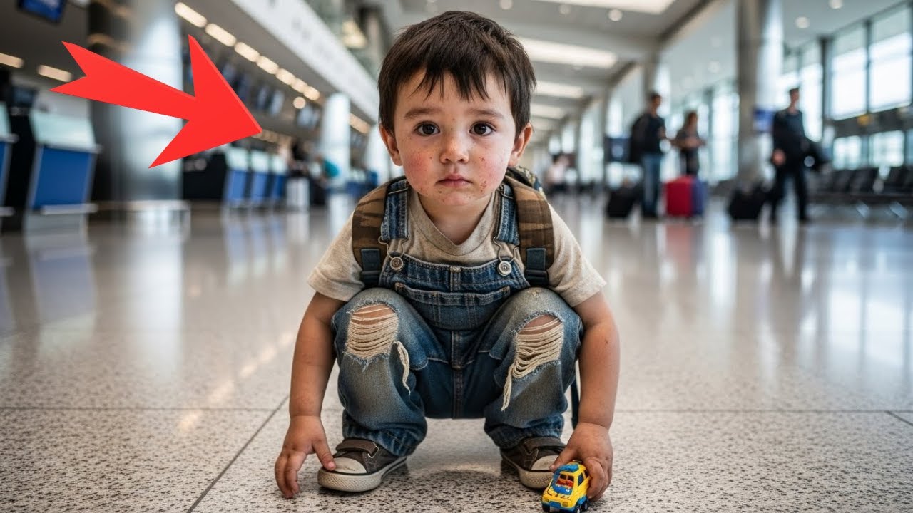 Băiat pierdut la aeroport—CEO care trece îl observă și nu poate crede că e propriul fiu!