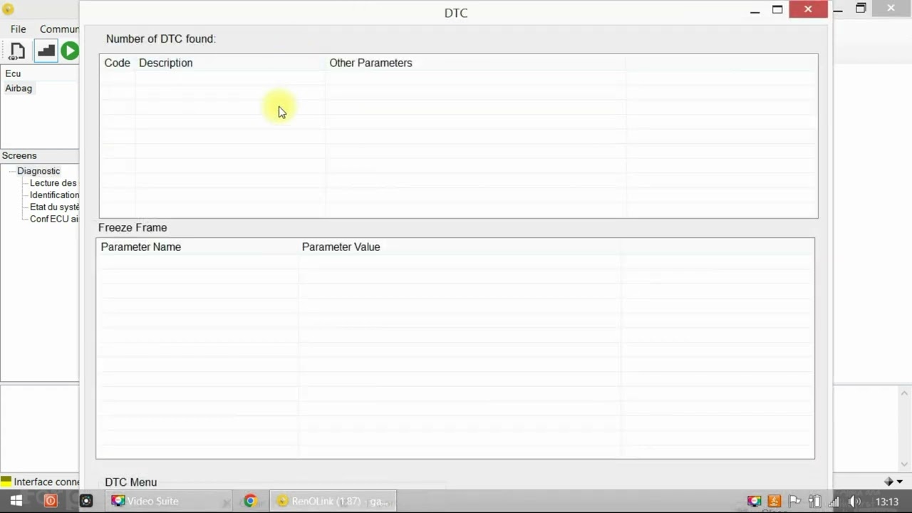 Renolink - Airbag Scan & DTC Clear