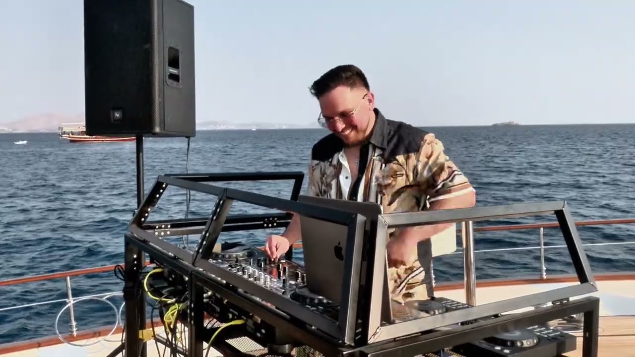 Martin Magal - Sunset Yacht Live Mix @ Athens, Greece | Melodic Techno & Progressive House 4K