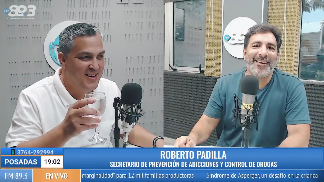 Roberto Padilla - secretario de Prevención de Adicciones y Control de Drogas