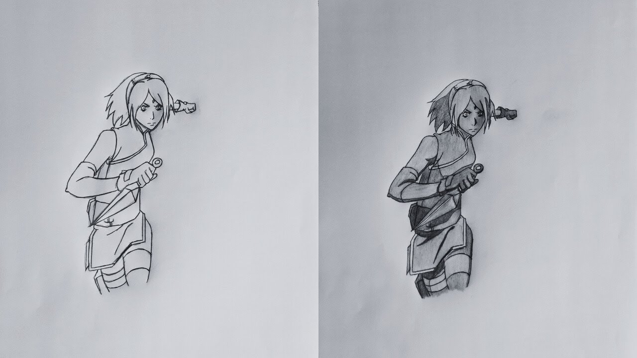 Drawing Sakura Haruno (Shippuden Version) – Step-by-Step Anime Art Tutorial