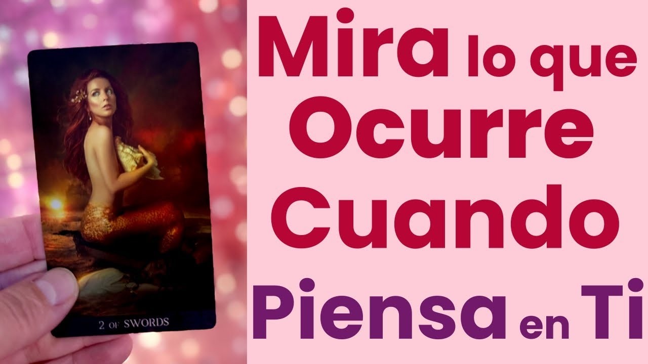 CUANDO PIENSA en TI LE PASA ESTO...🥹 WOOWW!! No te lo Imaginas 💓  Tarot Amor Interactivo Canalizado