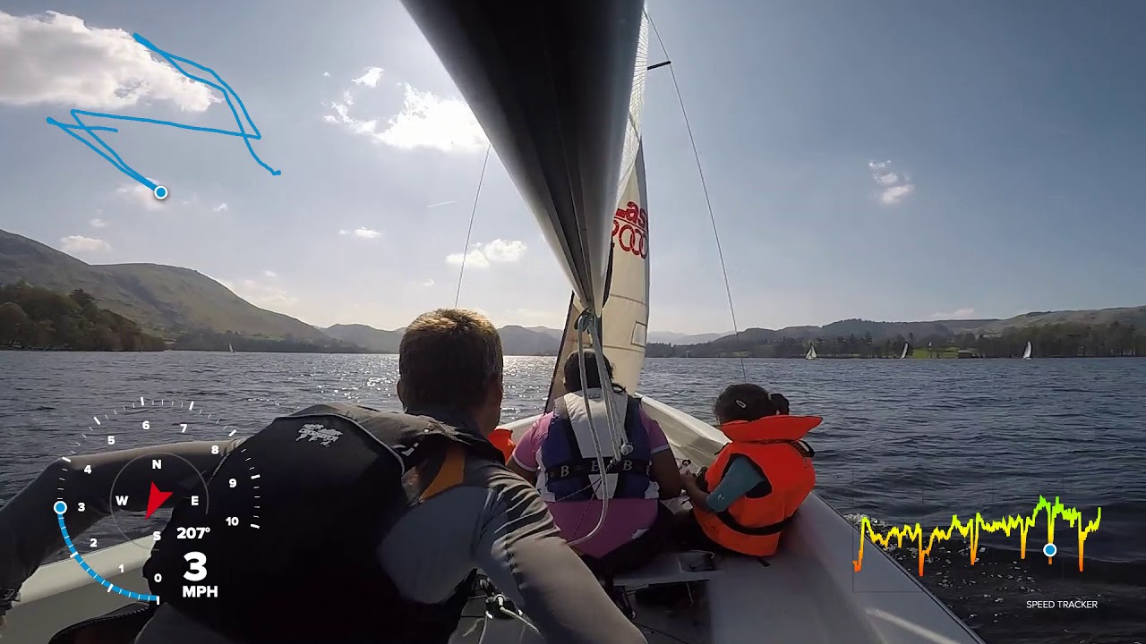 Family Day Sailing our Laser 2000 on Ullswater