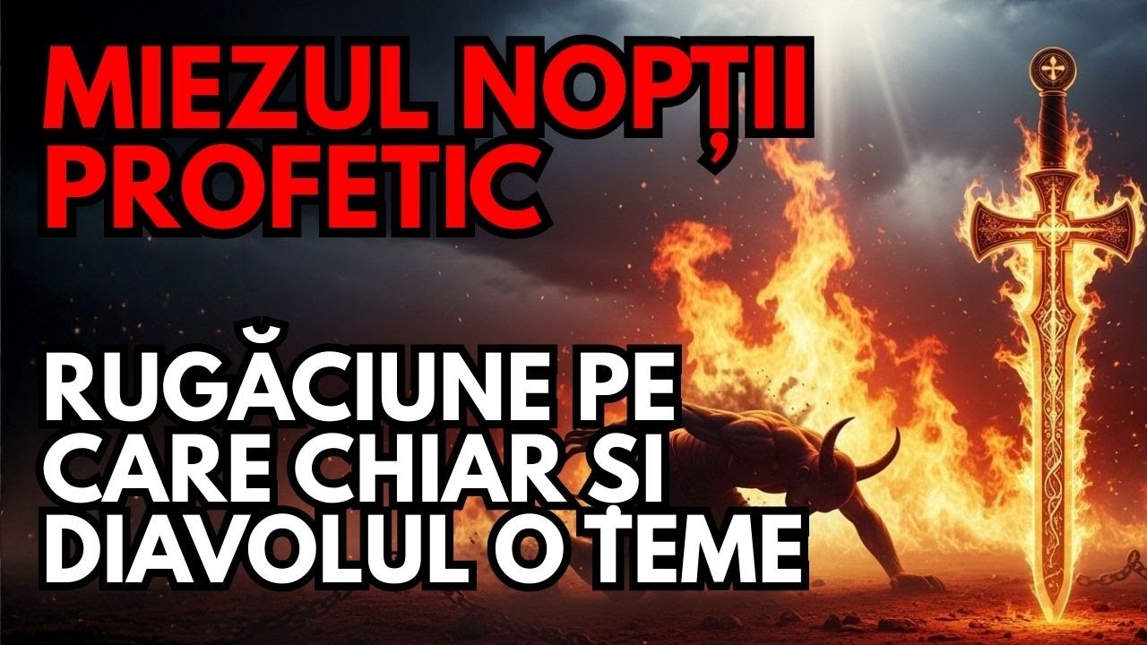 ⚔️ Rugăciune Violentă de la Miezul Nopții: RUPE Lanțurile și Doboară Dușmanii În Această Noapte