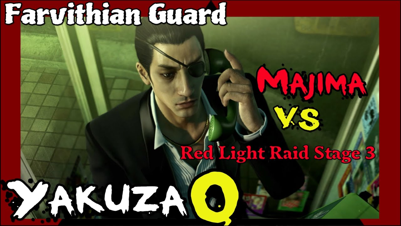 Majima vs Red Light Raid stage 3...! Yakuza 0...!