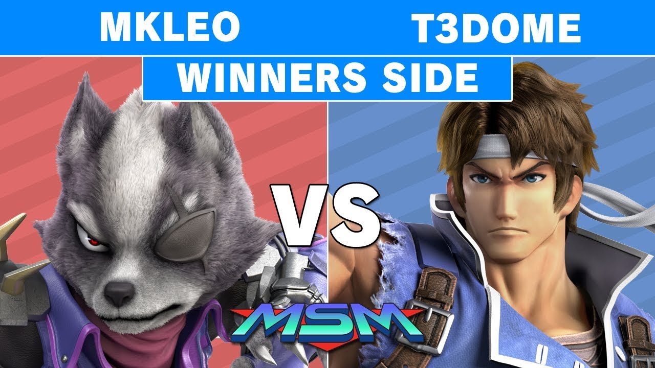 MSM 176 - Echo FOX MVG | MKLeo (Wolf) vs T3Dome (Richter) Winners Pools - Smash Ultimate