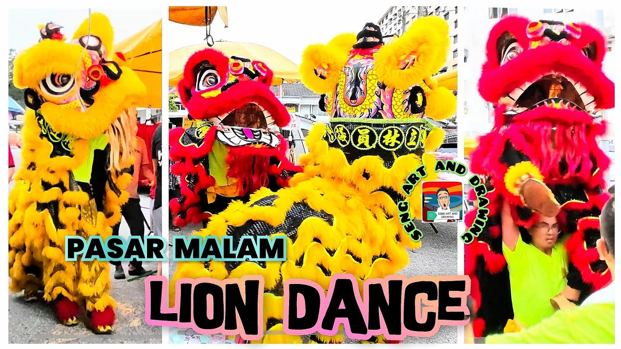 🔥2026 CNY 夜市舞狮 Lion Dance Performance @ Pasar Malam Ampang Mewah  🔥 雪兰莪安邦振兴龙狮体育会